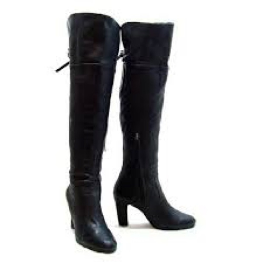 SE Boutique Sarah leather over knee or folded